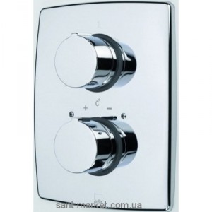 Смеситель с термостатом скрытый (встраиваемый) Oras коллекция Cubista хром 2887