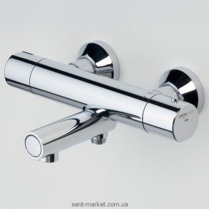 Смеситель с термостатом двухвентильный для ванны Oras коллекция IL Bagno Alessi One хром 8575U