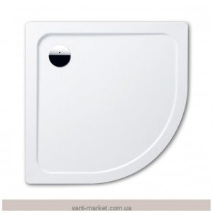 Душовий піддон сталевий емальований чверть кола Kaldewei Arrondo With Apron 90х90х6.5 білий 880-1