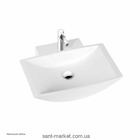 Раковина для ванной накладная Marmorin коллекция Atria белая 15006502001
