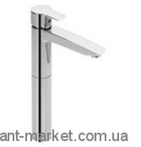 Смеситель для раковины однорычажный с донным клапаном высокий Oras колекция Cubista хром 2801F