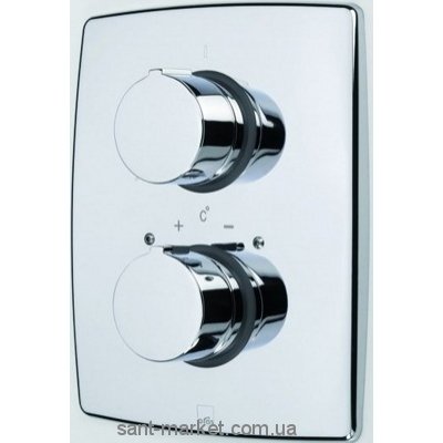 Смеситель с термостатом скрытый (встраиваемый) Oras коллекция Cubista хром 2887