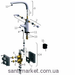 Oras ЗАЖИМНАЯ ПЛАСТИНА С ГАЙКАМИ 158697