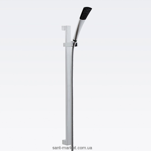 Душовий гарнітур зі штангою Svedbergs колекція Square хром 99011