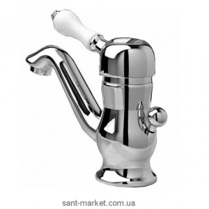 Смеситель для раковины однорычажный TREEMME коллекция Picadilly хром/белый 2110СС