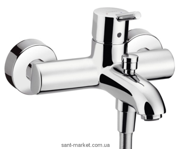 Змішувач одинважільний для ванни з коротким виливом Hansgrohe колекція Fina хром 15114000