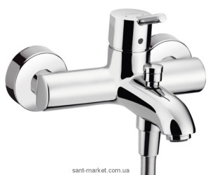 Смеситель однорычажный для ванны с коротким изливом Hansgrohe коллекция Fina хром 15114000