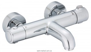 Смеситель с термостатом двухвентильный Hansgrohe коллекция Ecostat 1001 SL хром 13242000