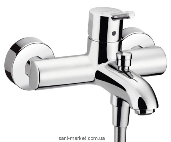 Смеситель однорычажный для ванны с коротким изливом Hansgrohe коллекция Fina хром 15114000