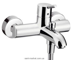 Смеситель однорычажный для ванны с коротким изливом Hansgrohe коллекция Fina хром 15114000