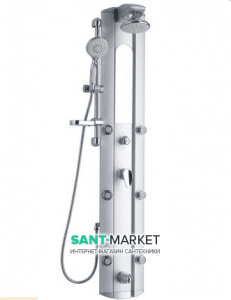 Гидромассажная панель Q-tap QT SIL-1101 25х154 алюминиевая серебристая 1101 SIL