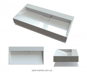 Раковина для ванної на тумбу Буль-Буль колекція Ashley біла 2809101