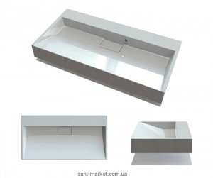 Раковина для ванної на тумбу Буль-Буль колекція Ashley біла 2809101