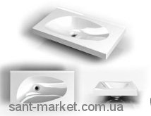 Раковина для ванної на тумбу Буль-Буль колекція Titania біла 2307101