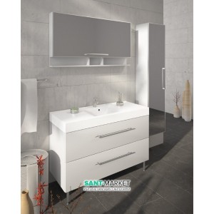 Комплект меблів для ванної Буль-Буль Barbados 120 білий BARBADOS 120