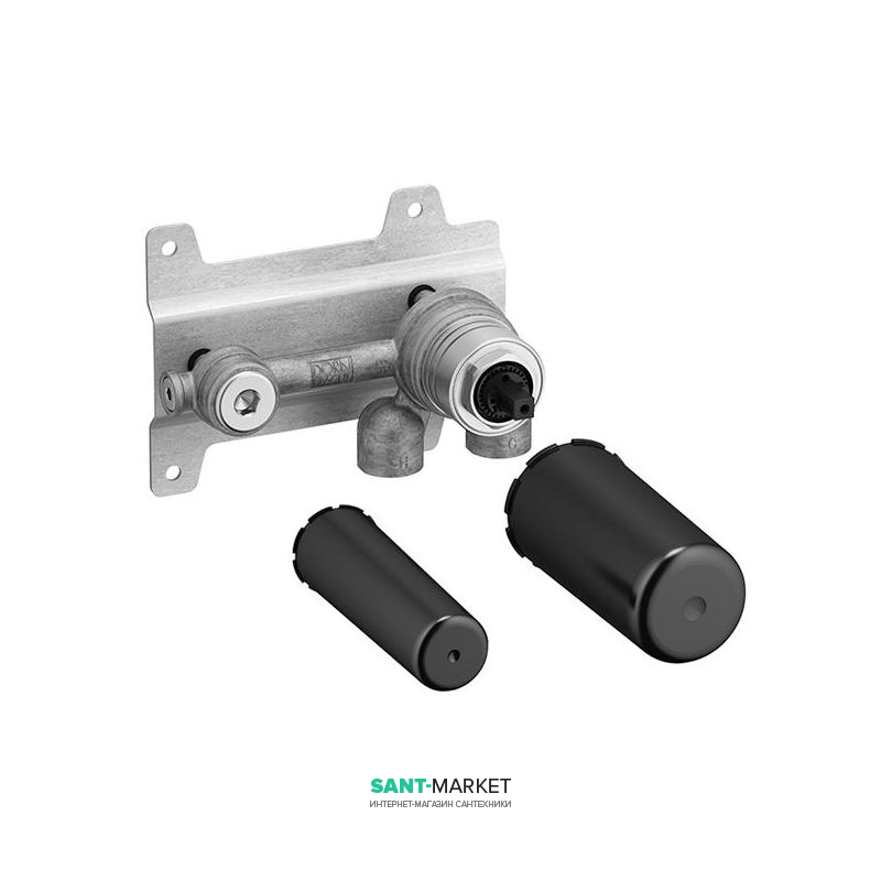 Прихована частина змішувача для раковини Dornbracht настінний ручка справа хром 35 806 970 90