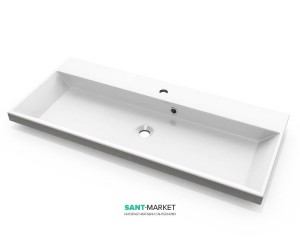 Раковина для ванної вбудована Буль-Буль колекція Laurine біла 1999101