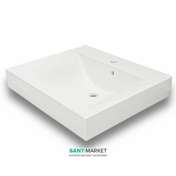 Раковина для ванной накладная Буль-Буль коллекция Nadja белая 0206101