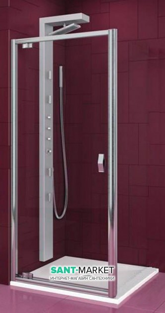 Душевая дверь в нишу Aquaform Salgado стеклянная распашная 80х190 06075