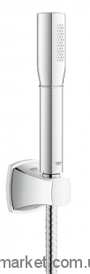 Душовий гарнітур з настінним тримачем Grohe колекція Grandera хром 27993000