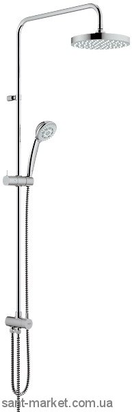 Grohe BauFlow Душевая система с верхним душем 200мм и ручным душем 85мм 27389000