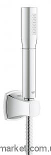 Душовий гарнітур з настінним тримачем Grohe колекція Grandera хром 27993000
