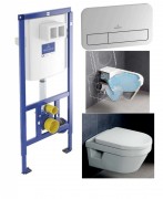 Унітаз Villeroy & Boch Omnia Architectura Directflush 5684HR01 + Сидіння + Інсталяція ViConnect 92246100 + Кнопка змиву 92249061