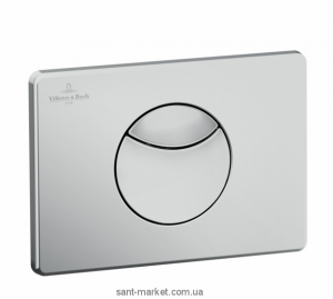 Villeroy&Boch ViConnect Е100 Клавиша смыва хром матовый 92248569