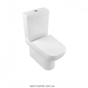 Унітаз підлоговий Villeroy & Boch Joyce 56121001 + Бачок 57121101 + Кришка тонка Soft-Close 9M62S101