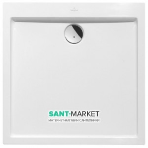 Душовий піддон акриловий квадратний Villeroy & Boch SUBWAY 100x100х3.5 білий UDA1035SUB1V- 01