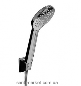 Душевой гарнитур с настенным держателем Volle коллекция Nemo хром 15147100