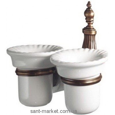 All.pe Ondine Стакан для ванной комнаты (двойной с держателем) BR ON110