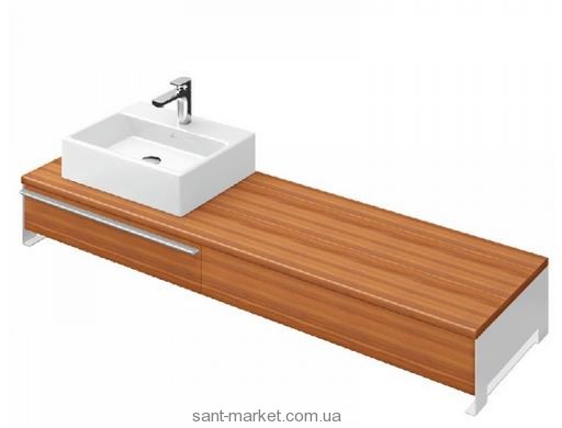 Тумба под раковину Villeroy&Boch Shape подвесная 104.9x50х23 коричневая C550EHEH