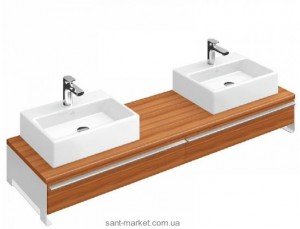 Тумба під дві раковини Villeroy & Boch Shape підвісна 165x50х23 коричнева C515EHEH