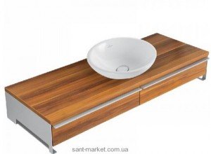 Тумба під раковину Villeroy & Boch Shape підвісна 135x50х23 коричнева A678EHEH