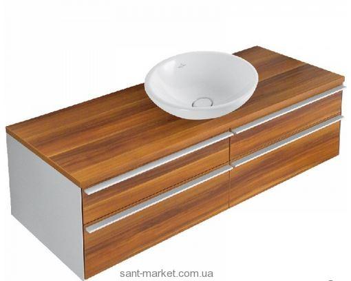 Тумба под раковину Villeroy&Boch Shape подвесная 135x50х41 коричневая A681EHEH