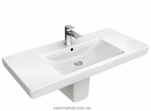 Раковина для ванной подвесная умывальник-столешница Villeroy&Boch коллекция Subway 2.0 белая 7175A001