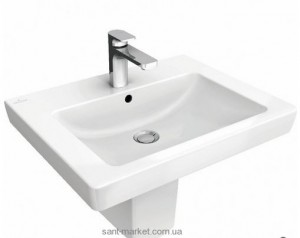 Раковина для ванной подвесная Villeroy&Boch Subway 2.0 50х40х14 белая 73155001
