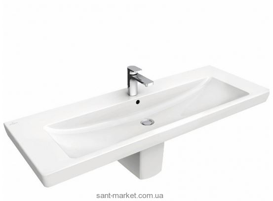 Раковина для ванной подвесная Villeroy&Boch коллекция Subway белая 7176D001