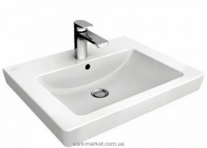Раковина для ванной на тумбу Villeroy&Boch коллекция Subway 2.0 белая 71136H01