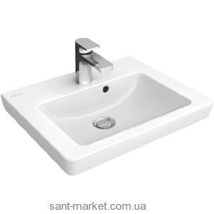 Раковина для ванної на тумбу Villeroy & Boch колекція Subway 2.0 біла 73155GR1