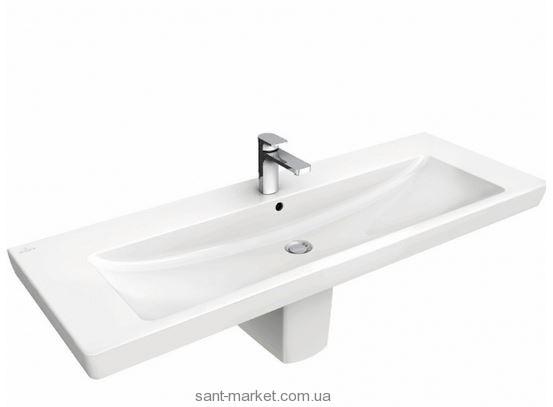 Раковина для ванной подвесная Villeroy&Boch коллекция Subway 2.0 белая 7176D101