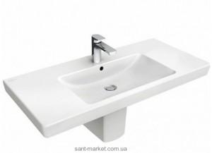 Раковина для ванної підвісна умивальник-стільниця Villeroy & Boch колекція Subway 2.0 біла 7175A101