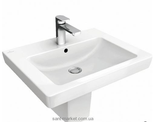 Раковина для ванной подвесная Villeroy&Boch Subway 2.0 50х40х14 белая 73155001