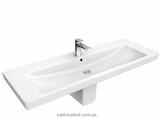 Раковина для ванной подвесная Villeroy&Boch коллекция Subway белая 7176D001