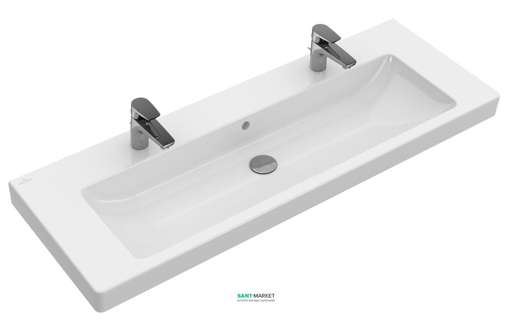 Раковина для ванной подвесная Villeroy&Boch коллекция Subway 2.0 белая 7176D201