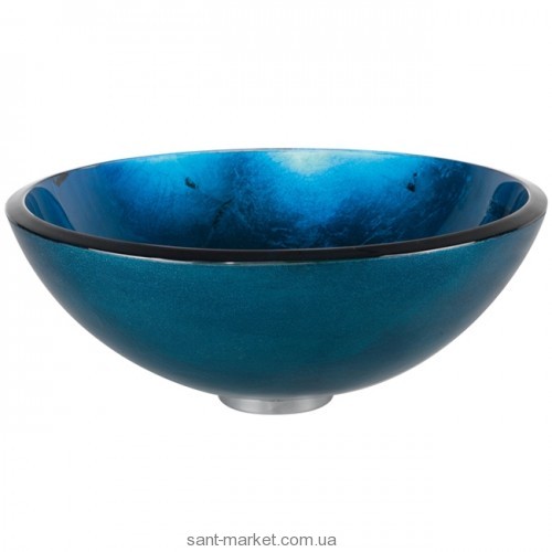 Раковина для ванной накладная Kraus синяя GV-204-12mm