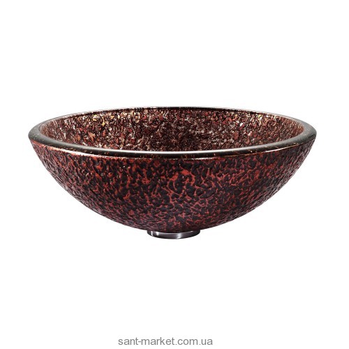 Раковина для ванной накладная Kraus коричневая GV-571-19mm