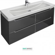 Тумба под раковину Villeroy&Boch Subway 2.0 подвесная 128.7x44.9x42 белая A69100DH