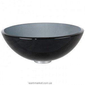 Раковина для ванної накладна Kraus чорна GV-104-14-12mm
